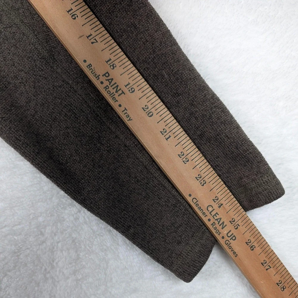 The North Face Gordon Lyons 1/4 Zip‎ Mens 2XL Brown Deep Pile Fleece Pullover
